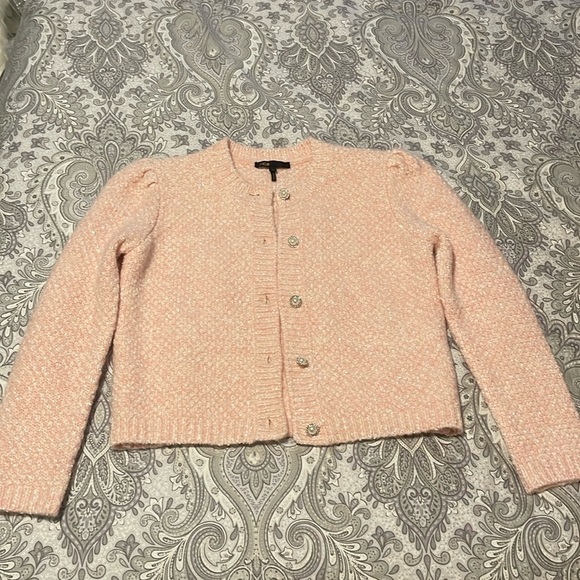Maje sweater with pearl/crystal buttons - Picture 3 of 9